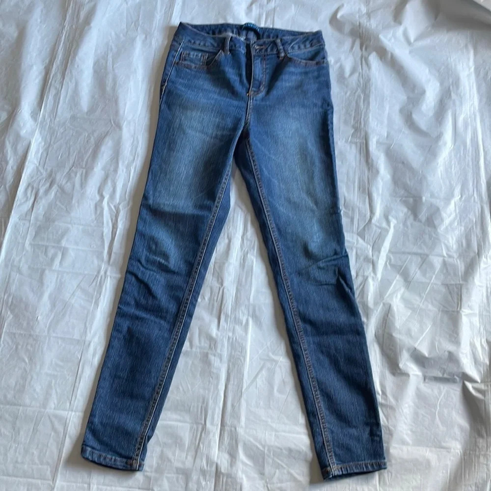 ๐ Blue Spice Womenโs Blue Skinny Jeans - Size 5๐ - Picture 6 of 9